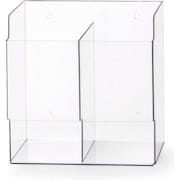 OMNIMED Omnimed® 305392 Double Acrylic Surgical Glove Box Dispenser, 11-3/8"W x 7"D x 11-3/8"H 305392